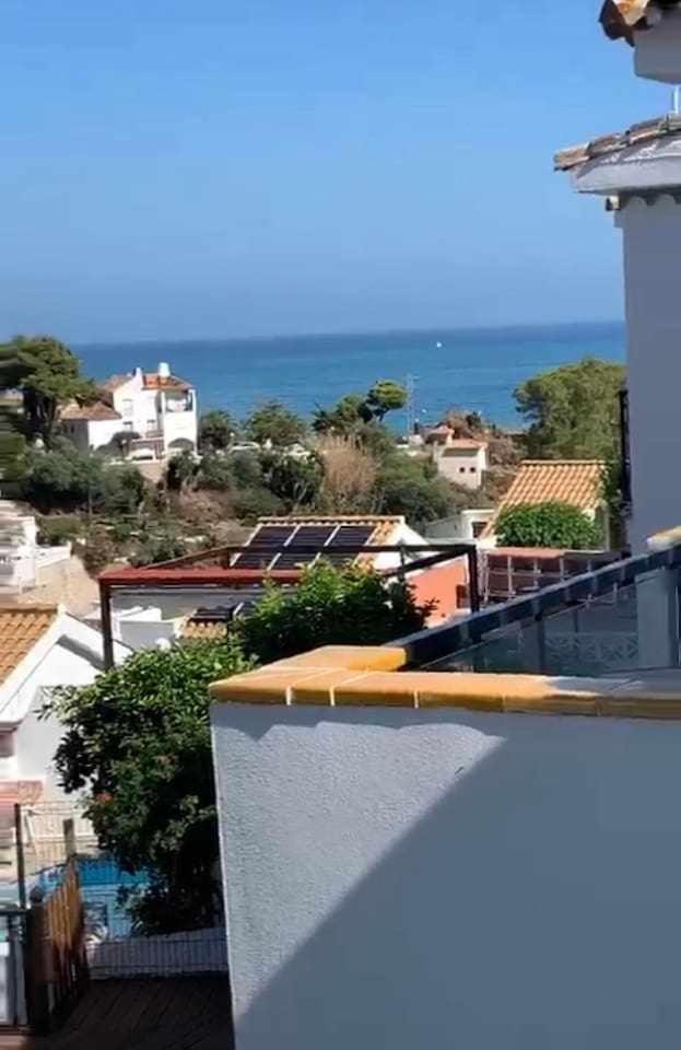 La Villa Escondida 1 Precioso Estudio Vista Al Mar Málaga Kültér fotó
